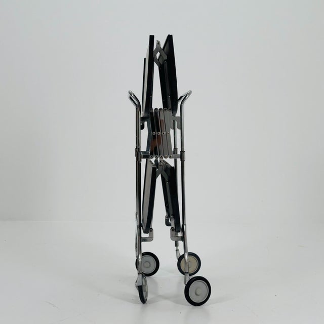 Black Gastone Dolly Trolley Bar Cart by Antonio Citterio and Oliver Low for Kartell For Sale - Image 5 of 11