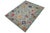 Blue Shabby Chic Oushak Kaiser Blue Wool Rug - 9'3'' X 12'1'' For Sale - Image 8 of 8