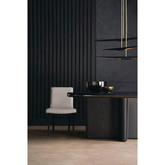 Wood Black Modern Dining Table For Sale - Image 7 of 7