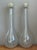 Vintage Monumental Murano Handblown Glass Bottles With Stoppers - Pair For Sale - Image 9 of 18