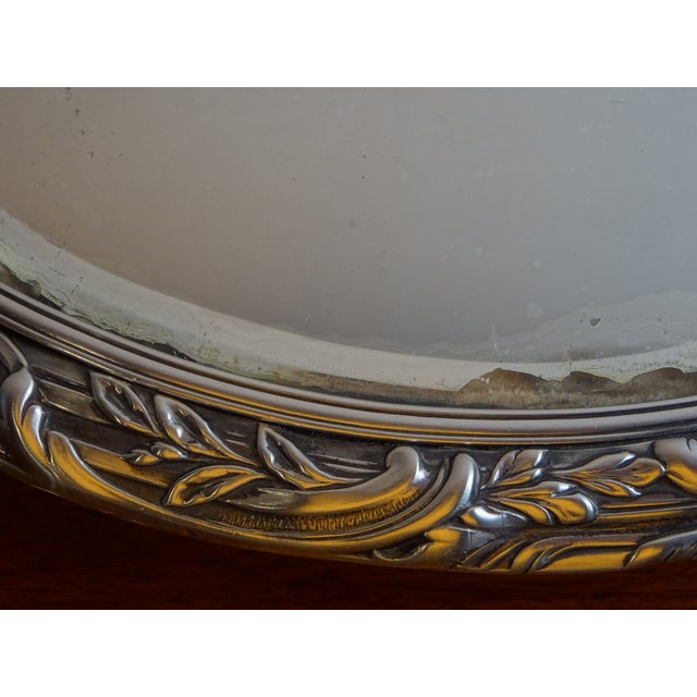 Silver Hand Mirror, 1890s For Sale - Image 11 of 18