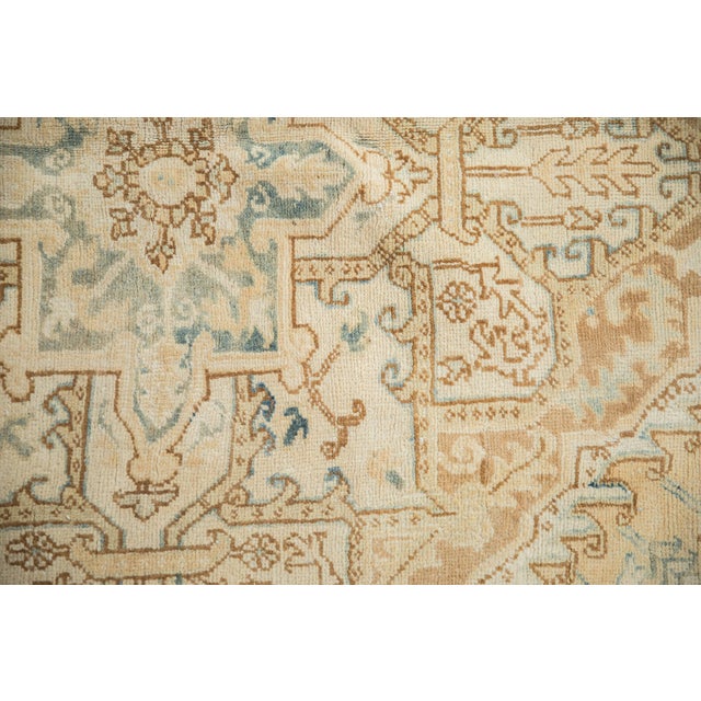 Textile Vintage Distressed Heriz Carpet - 7'3" X 11' For Sale - Image 7 of 14