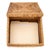 Wood Artifacts Rattan Flat File Storage Box with Lid in Honey Brown For Sale - Image 7 of 9