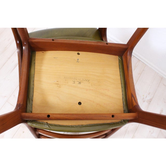 Teak Dining Chairs by Kai Kristiansen for KS Møbler, Denmark, 1960s, Set of 2 For Sale - Image 11 of 12