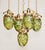 Art Nouveau Brass and Glass Chandelier, 1890s For Sale - Image 9 of 17