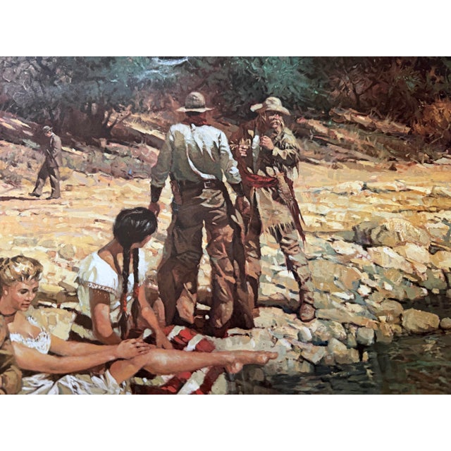 1980s 1985 Robert Summers Limited Edition Signed Print “Ten Minute Stretch” Unframed 1238/1500 For Sale - Image 5 of 7