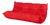 Vintage Togo Three-Seater Sofa in Red by Michel Ducaroy for Ligne Roset, 1973 For Sale