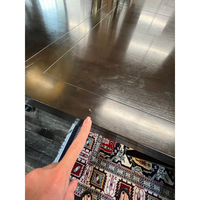 Wood 1960s Mid-Century Michael Taylor for Baker Extension Dining Table Far East Collection For Sale - Image 7 of 16