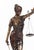 This is a truly stunning large bronze 'Lady Justice' statue set upon a bronze base, dating from the late 20th century....