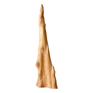 Natural Sculptural Wood Form For Sale