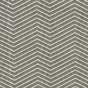 Schumacher x Stephanie Seal Brown Sparre Epingle Fabric in Ivory
