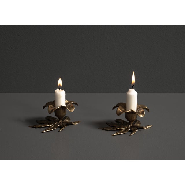Brutalist Sculptural Candleholder, 1960s, Set of 2 For Sale - Image 10 of 13