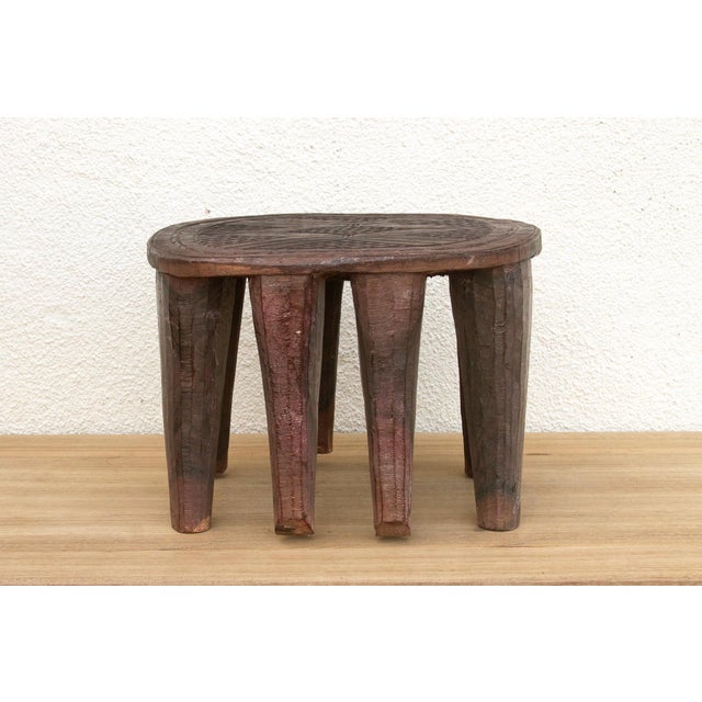 Small 8-Legged African Carved Stool For Sale In Los Angeles - Image 6 of 10