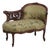 Vintage French Louis XV Style Small Chaise Lounge For Sale