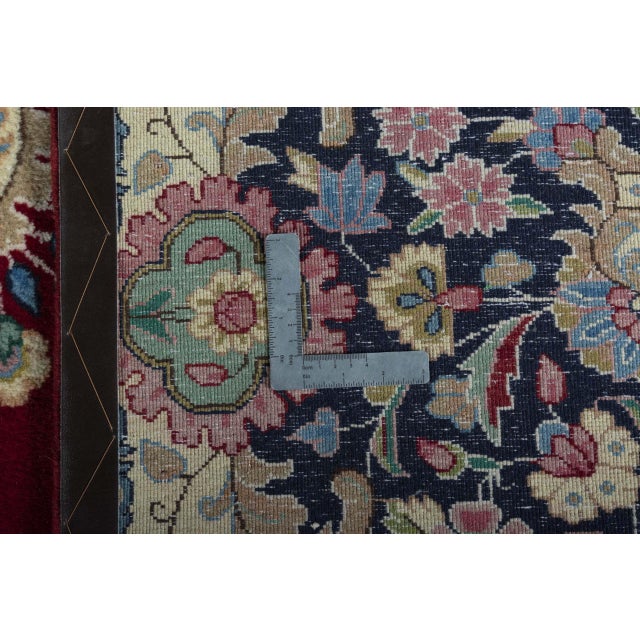 Hand-Knotted Oriental Rug in Red For Sale - Image 12 of 13
