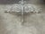 Vintage Brass Garment Stand With Ornate White-Painted Metal Base, 77” For Sale - Image 4 of 11