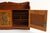 Wood English Arts and Crafts Wall Cabinet in Brass and Oak, 1910 For Sale - Image 7 of 11