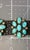 Stunning Vintage Navajo Concho Belt With Sleeping Beauty Turquoise For Sale - Image 4 of 5