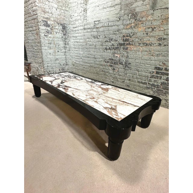 Calacatta viola Marble Coffee Table by Edith Norton, Signed Plate 1970's. Table and marble are absolutely beautiful. Table...