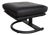 Black Leather BMP 418 Stool from Rolf Benz For Sale
