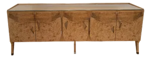 Custom Birds Eye Maple Cabinet