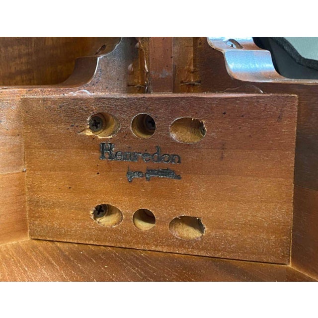 Henredon Mahogany and Elm Extending Dining Table For Sale - Image 9 of 14