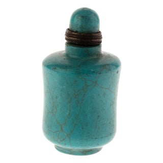Chinese Qing Dynasty Turquoise Snuff Bottle For Sale