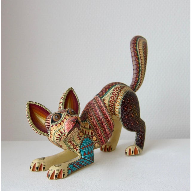 Zapotec figures whose original name is “tonas” or “nahuales”. This special selection of Oaxacan Alebrije is hand painted...