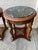 Traditional 1990s Handmade Empire Style Gueridon Side Tables With a Green Marble Top and Brass Mounts For Sale - Image 3 of 10