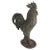 Brown 20th Century Painted Rooster Garden Ornament For Sale - Image 8 of 8