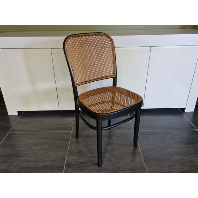 Vintage Model 811 Chairs by Joseph Hoffmann, 1990, Set of 4 For Sale - Image 11 of 13