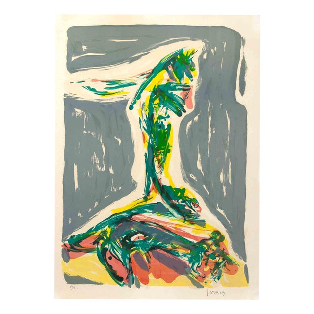 Asger Jorn, Jubilation Larmoyennageuse, Lithograph, 1969 For Sale