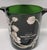 Art Nouveau Vintage Perrier-Jouët Green Glass Champagne Bucket With Champagne Flutes Set- 9 Pieces For Sale - Image 3 of 8