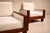 Wood Brazilian Modern Armchairs in Rosewood & Textured Bouclé-Weave Upholstery by Celina, 1960s For Sale - Image 7 of 18