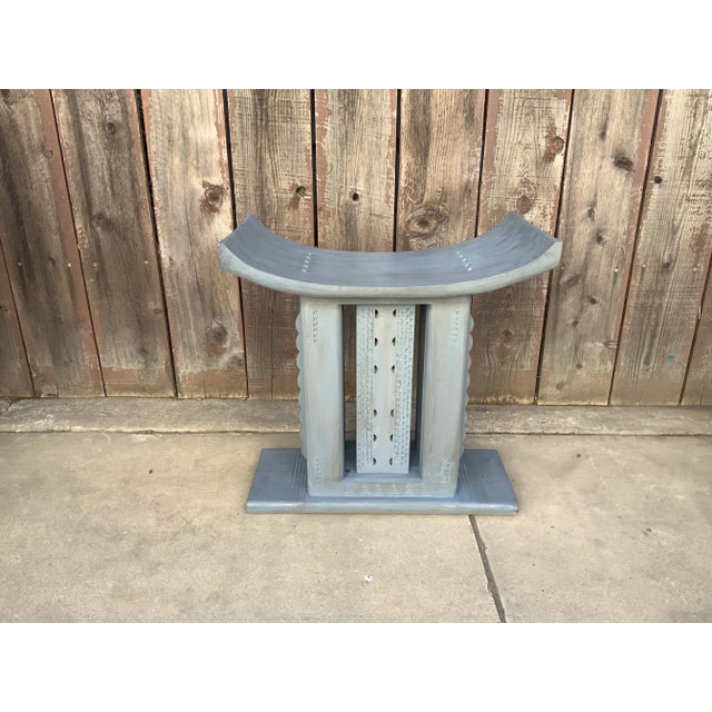Modern Mid Century Accent Stool For Sale In San Diego - Image 6 of 6