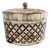 Maitland-Smith Round Bedside Vanity Trinket Box Tessellated Centrepiece Coffee Table For Sale