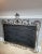 Vintage French Monumental Wrought Iron Fleur-De-Lis Wall Mirror For Sale - Image 4 of 6