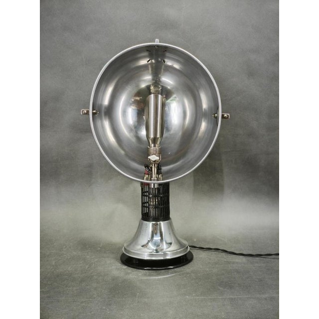 Vintage Bauhaus Adjustable Table Lamp in Chrome, Germany, 1930s For Sale - Image 3 of 15
