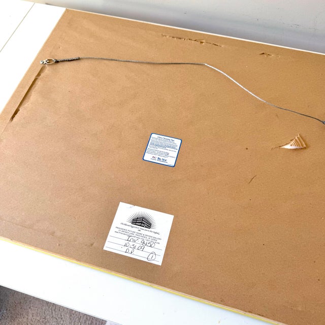 1990s 1990s Yellow Dog Painting For Sale - Image 5 of 5