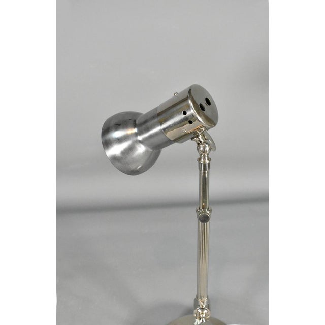 Silver French Art Deco Anglepoise Desk Lamp, 1930s For Sale - Image 8 of 16