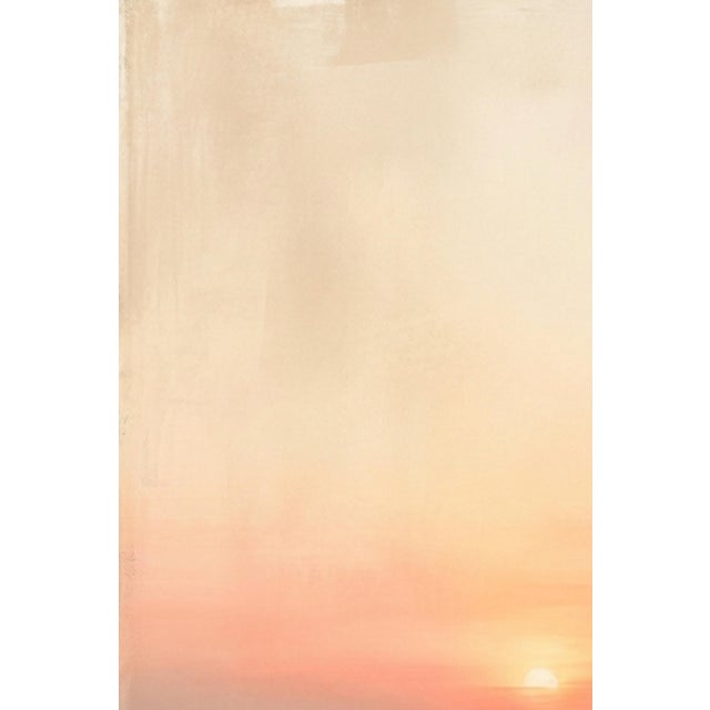 Not Yet Made - Made To Order Sunset Coastal Seascape Wall Art, Abstract Beach Landscape Print, Pastel Ocean Sunset Art, 24″ × 36″ For Sale - Image 5 of 9