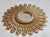Gold Large Boho Chic Vintage Sunburst Mirror For Sale - Image 8 of 12