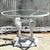 White Vintage Coastal Wrought Iron Koi Dining Table For Sale - Image 8 of 11