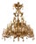 1880s Louis XVI 42-Light Dore Bronze & Rock Crystal Chandelier Signed b.r For Sale