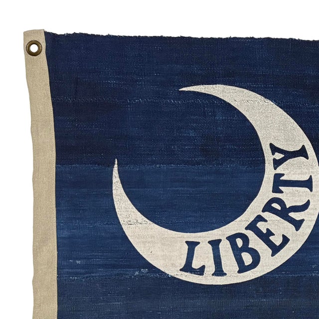 This unique cotton flag is crafted from vintage African textiles. Item pictured is the exact one you will receive. Printed...