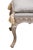 Pair of 1960s Silvered Wood Stools With Carved Floral Design For Sale - Image 4 of 7