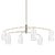 Evelyn exudes understated elegance. Crisp white linen shades hang from mobile-style arms that have a subtle bow to them,...
