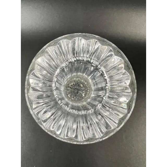 1990s Baccarat Massena Art Deco Style Crystal Candlestick or Candleholder , a Pair For Sale - Image 5 of 13