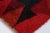 Vintage Swedish Rya Rug, Red and Black Geometric Pattern - Rug & Kilim For Sale In New York - Image 6 of 8