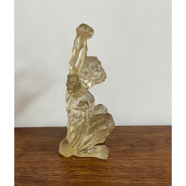 Plastic 1970s Dorothy Thorpe Resin Monkey Sculpture For Sale - Image 7 of 9